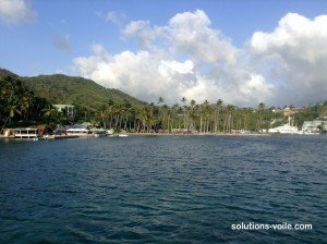 croisiere en catamaran - Marigot baie