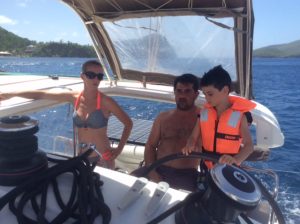 famille de futurs marins