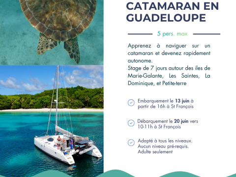 Stage de voile Guadeloupe-13 au 20 juin 2026